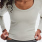 All-Day Ribbed Long-T